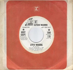 MOBY GRAPE Gypsy Wedding / Apocalypse rare promo 45 from 1971 - Picture 1 of 1