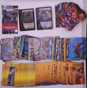Marvel Overpower CCG TCG Power Surge Marvel vs DC Lot + 2 Sealed Packs - Bild 1 von 9