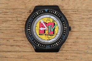 Vtg 1990 Retro MTV Constellation Wrist Watch No Band Works Great - Picture 1 of 10