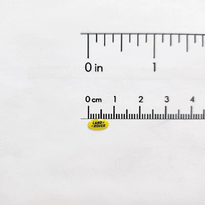 RC 1/10 Land Rover Handmade Scale Emblem Badge TRX4 D110 Discovery Defender d90 - Image 1 of 4