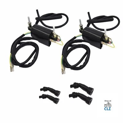 2x Ignition Coils W/ Cap For Suzuki Katana 600 750 1100 GSX600 GSX750 FT GSX1100 - Image 1 of 2