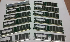 "NEW " Lot of 4 pcs - SUPERTALENT DDR 256MB DDR PC3200 CL3 - Picture 1 of 2