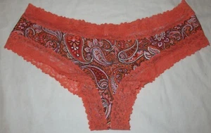 Pink by Victoria's Secret Panty LACE-TRIM CHEEKSTER Size XL Extra X-Large u pick - Picture 1 of 27