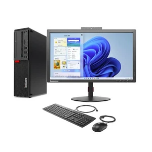 Lenovo ThinkCentre 22" FHD AIO with Builtin Webcam, Speaker, Intel Core i5 7500 - Picture 1 of 1