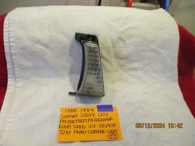 1984-1989 SUBARU JUSTY FACTORY OEM RIGHT SIDE FRONT CORNER LIGHT FREE SHIPPING - Image 1 of 4