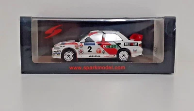 MODELLINO AUTO SCALA 1:43 SPARK MITSUBISHI LANCER RALLY 1996 DIE CAST MODELLISMO - Immagine 1 di 4