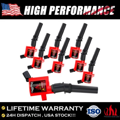 Paquete de 8 bobinas de encendido DG508 para Ford F150 Lincoln 4,6 L 5,4 L V8 DG508 FD503 5C1412 Foto 1 de 4
