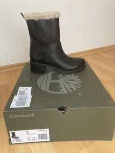 Timberland Leder Boots Stiefeletten Gr. 40 schwarz warm gefüttert - Bild 1 von 1