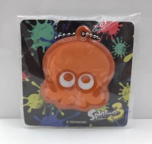 Splatoon 3 octopus octoling orange plastic keychain charm 2" - Picture 1 of 1