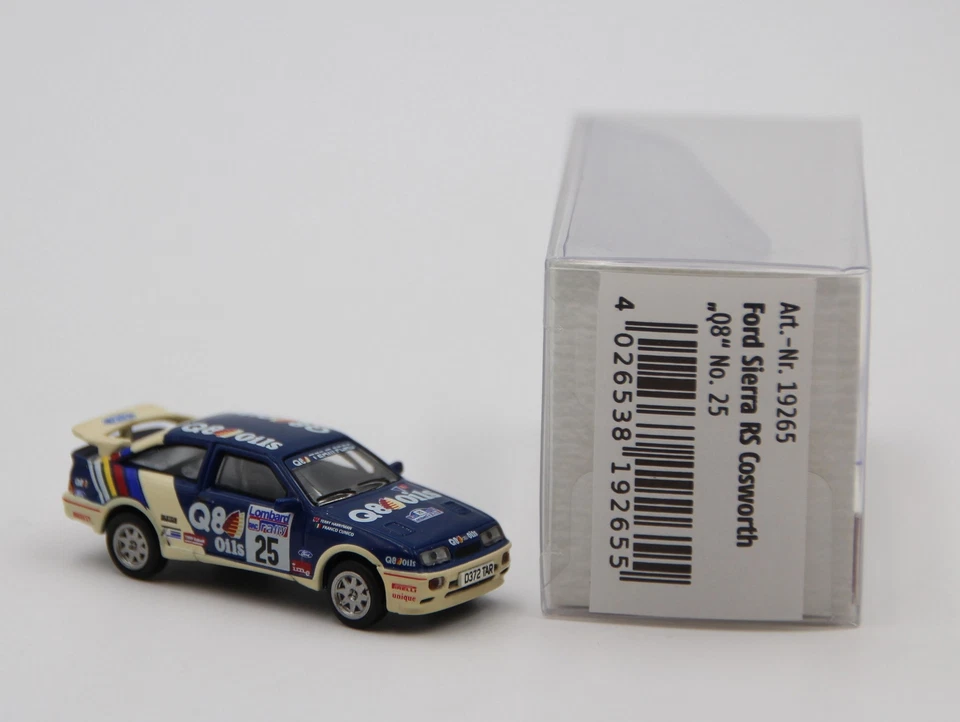 Brekina Ford Sierra Cosworth "Q8,25" G. Cunico RAC ´89 No. 19265 1:87 /BRN52  - Image 1 of 1
