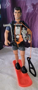 figurine Action Man Hasbro planche ski snowboardeur snowboard extrême arme 2001 - Imagen 1 de 8