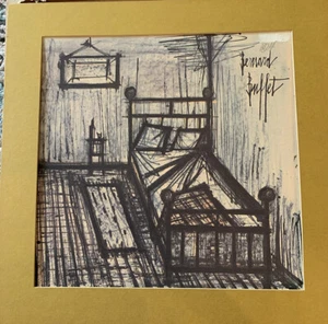 "Room" Serigraph by Bernard Buffett - SEE PHOTOS (12 x 12) - Picture 1 of 7