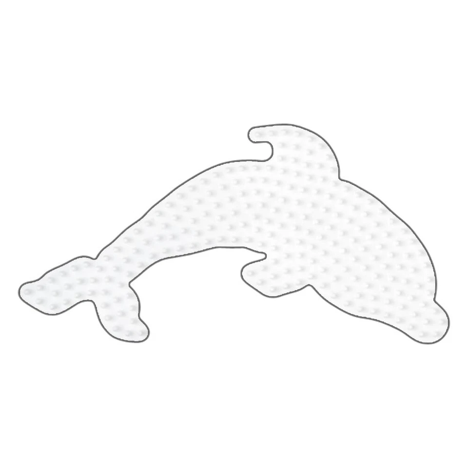 Hama Bügelperlen Stiftplatte - Delfin Stiftplatte Steckplatte Vorlage MIDI NEU
