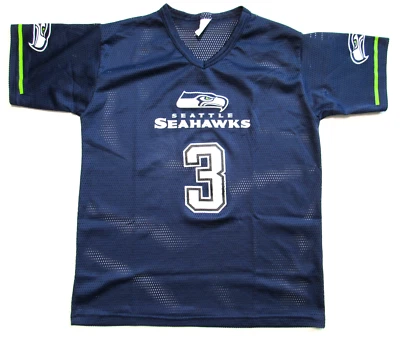 Футболка Рассела Уилсона из Seattle Seahawks No3 для мальчика размер L Franklin - Изображение 1 из 2