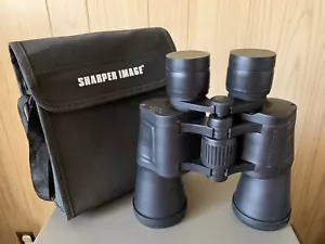 Sharper Image 7x50 297Ft at 1000Yds Coated Optics Binoculars - Black w/ Case - Picture 1 of 6