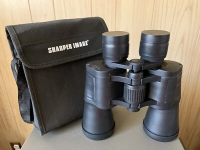 Sharper Image 7x50 297Ft at 1000Yds Coated Optics Binoculars - Black w/ Case - Image 1 of 4