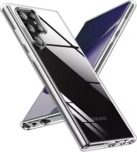 Shockproof Clear Case For Samsung Galaxy S24 S23 Plus S22 S22 Ultra Slim Cover - Picture 1 of 10