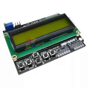 1602LCD 16x2 Zeichen Tastatur Schild gelbe Hintergrundbeleuchtung HD44780 Modul für Arduino - Bild 1 von 7