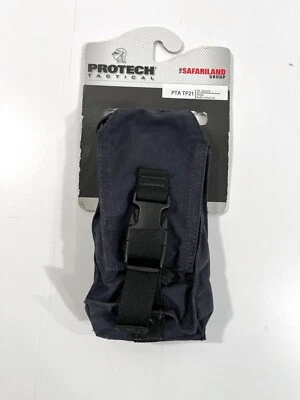 SAFARILAND PROTECH TP21 MOLLE BOLSA DE RÁDIO UNIVERSAL FECHADA SUPERIOR com BUNGEE NAVY - Imagem 1 de 3
