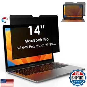 Yamaya Laptop Privacy Screen Magnetic MacBook Pro 14 inch 2021~2023 (M1 Pro/M - Picture 1 of 5