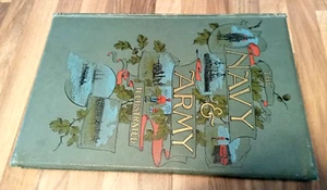 LOVELY VINTAGE CLOTH BOUND NAVY AND ARMY ILLUSTRATED VOLUME 2. 1896 - Picture 1 of 4