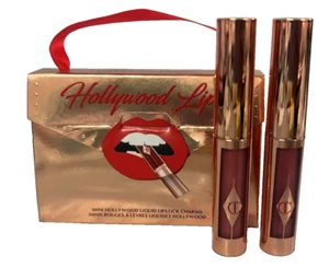 Charlotte Tilbury Hollywood Lips Mini Liquid Lipstick Duo Neu Show Girl Too Bad - Bild 1 von 5