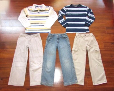 GYMBOREE Old Navy Nuevas Leyendas ~ Niños 8 ~ ¡DE COLECCIÓN 2006! LOTE de camisas pantalones y jeans Foto 1 de 4