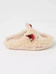 Fat Face Lila the Llama Slippers Mules Medium size UK 5 - 6.5 NEW £32 rrp - Picture 1 of 4