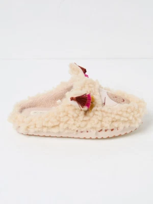 FATFACE Fat Face Lila the Llama Slippers Mules Small size UK 3 - 4 NEW £32 rrp