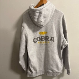 Cobra Archery Herren Heavy Weight Pullover Hoodie Grau Kordelzug Sport Tek XL - Bild 1 von 5