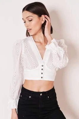 Dirndlbluse Krüger Collection Daje Langarm ecru