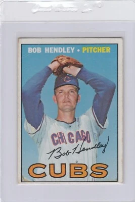 1967 Topps BOB HENDLEY #256 Vintage Baseball Card (LOW GRADE) SEE PHOTOS - Image 1 of 2