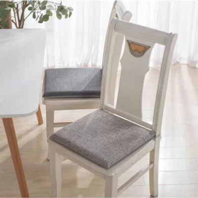 Chair Seat Cushion Pad Quilted Tie on Dinning Room Kitchen Office School Soft - Image 1 of 4