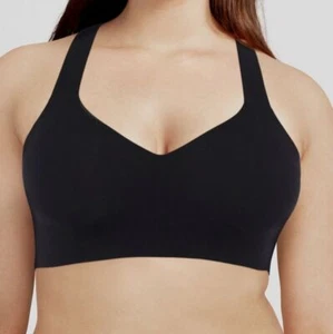 $69 Chantelle Women's Black High Impact Wireless Sports Bra Size XL - Picture 1 of 2