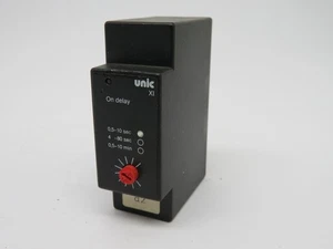 Unic XI-S1-24VDC On-Delay Electronic Timer 0.5-10sec 24V USED - Picture 1 of 3