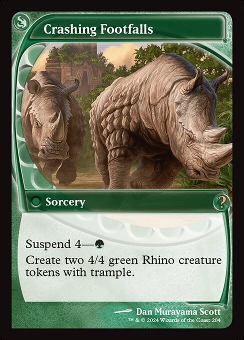 Crashing Footfalls (Future Sight) - Mystery Booster 2 - R - #204 - NM - Image 1 of 1