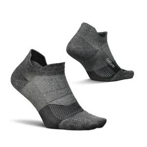 Feetures Elite Ultra Light Cushion Ankle Socks, Heel Tab, New Gray Medium - Picture 1 of 7