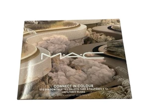 MAC connect in colour eye shadow palette unfiltered nudes 12 colour NEW in BOX - Picture 1 of 6