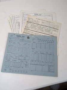 ADVANCED DUNGEON & DRAGONS - Armory Charakter, Abenteuer & Permanent Record Sheet - Bild 1 von 6