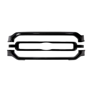 Gloss Black Grille Overlay 3pc fits 2021-2025 Ford F-150 XL - Picture 1 of 1