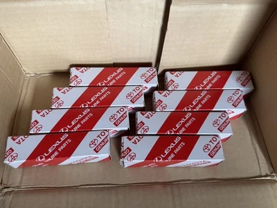 8 pcs OEM SPARK PLUG 2007-17 for Lexus LS460 600H ISF GS460 90919-01249 4.6L V8 - Image 1 of 2