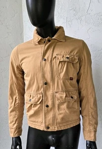 Chaqueta de Colección Abercrombie & Fitch Lana Manta Forrada Lona Tareas Para Hombres Pequeña - Imagen 1 de 9