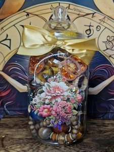Mystery Schmuckdose - alt/neu, echter Kristall/Kleidschmuck Mix 565g - Bild 1 von 15