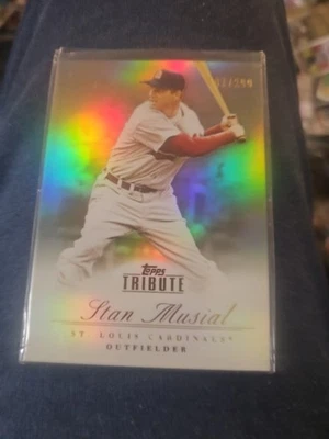 Stan Musial 2012 Topps Tribute Bronze # 167/299 - St. Louis Cardinals HOF - Image 1 of 2
