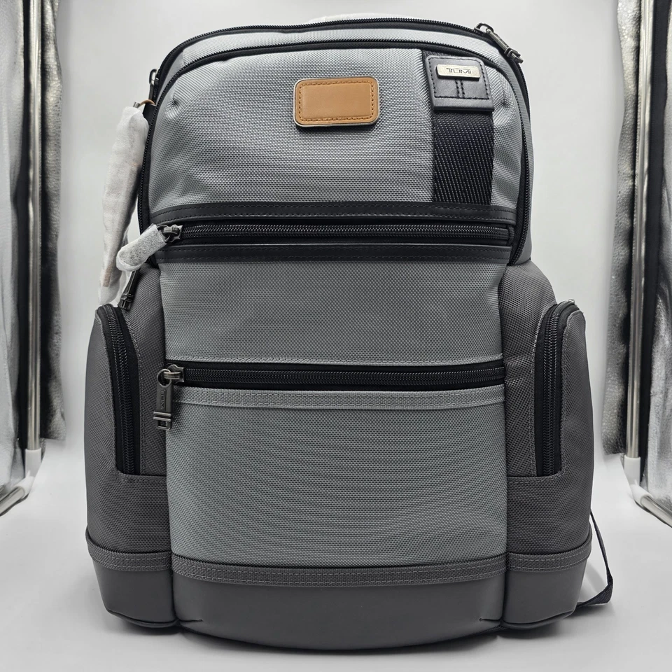 NUEVA Mochila para Laptop Tumi PARRISH 16.0” Nylon Balístico - GRIS con Acentos TAN ❗️ Foto 1 de 4
