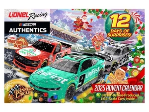 Lionel Racing 12 Days of Surprises Adventskalender 2025, Maßstab 1:64 Die-Cast - Bild 1 von 3