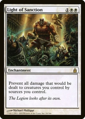 (2x) LIGHT OF SANCTION - Ravnica: City of Guilds – MTG Magic the Gathering Card - Image 1 of 4