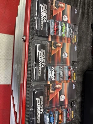 Jada Die-Cast Nano Hollywood Rides Fast & Furious Sets Lot (3) - Image 1 of 4