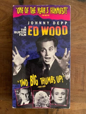 Ed Wood (VHS Tape 1995) Tim Burton Johnny Depp Bill Murray True Life Comedy Foto 1 de 4