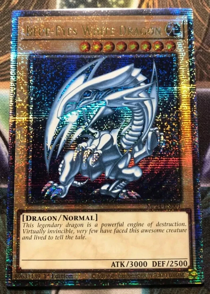 Blue-Eyes White Dragon (Quarter Century Secret Rare) MP24-EN001 25th Anniversary - Image 1 of 1